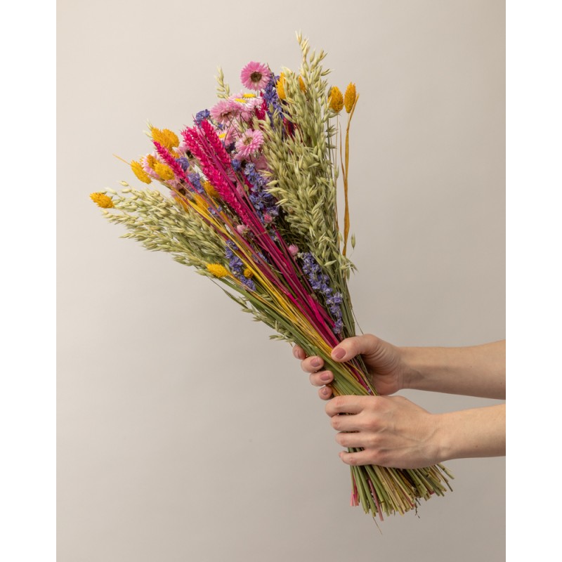 ramo flor seca trendy vibrant mano