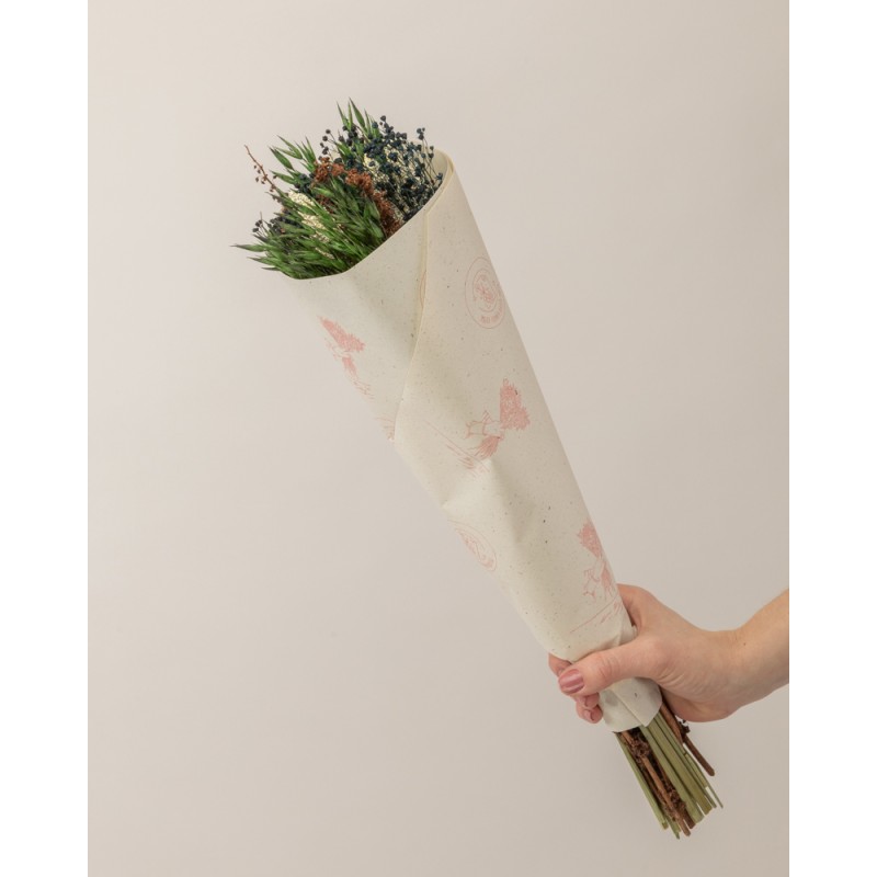ramo flor seca carmen papel