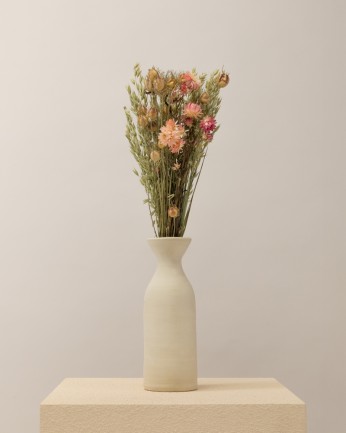 ramo flor seca whisper jarron
