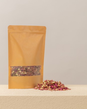 empaquetado de confeti biodegradable burgundy bloom