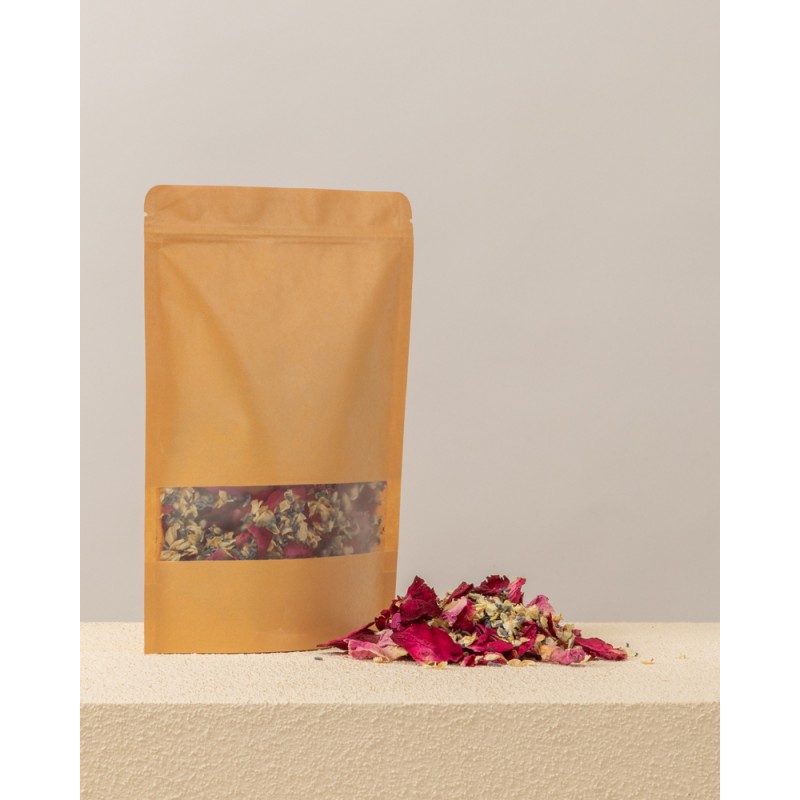 empaquetado de confetio biodegradable burgundy forever