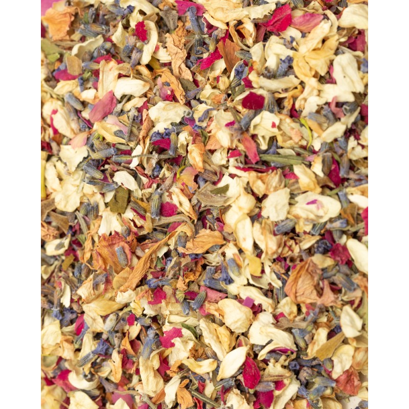confeti biodegradable elegance detalle de petalos flor seca
