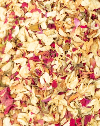 detalle de confeti biodegradable jasmine