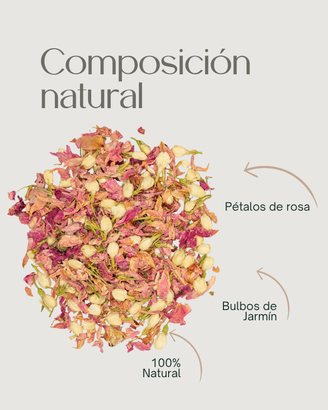 Burgundy bloom - Confeti biodegradable | Petalos secos | 1L